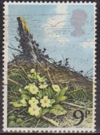 Flore, Fleurs Sauvages - 1979 - GRANDE BRETAGNE - Primevères - N° 884 - Gebruikt