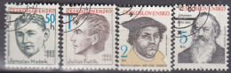 TSCHECHOSLOWAKEI  2699-2702, Gestempelt, Persönlichkeiten, Martin Luther, Johannes Brahms U.a., 1983 - Gebraucht