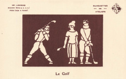 GOLF * CPA Illustrateur * Le Golf * Link Links Sports Sport * CPA à Système Lumière Lumineuse Lumineux - Golf
