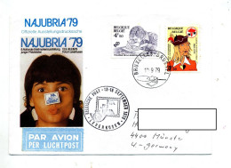 Lettre Cachet Bruxelles + Poste Expo Leverkusen - Storia Postale