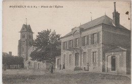 CARTE POSTALE   PONTAULT 77  Place De L'église - Pontault Combault