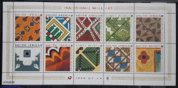 South Africa 1999, Traditional Wall Art, MNH S/S - Ungebraucht
