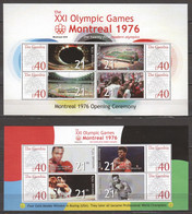 Gambia - SUMMER OLYMPICS MONTREAL 1976 - Set 1 Of 2 MNH Sheets - Summer 1976: Montreal