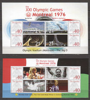 Gambia - SUMMER OLYMPICS MONTREAL 1976 - Set 2 Of 2 MNH Sheets - Summer 1976: Montreal