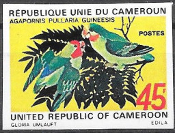 Camerun/Cameroon/Cameroun: Non Dentellato, Imperforate, Non Dentelé, Agapornis Pullaria Guineesis - Papagayos