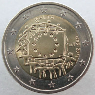 MA20015.3 - MALTE - 2 Euros Commémo. 30 Ans Du Drapeau Européen - 2015 - Malta