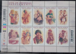 South Africa 2003, Life In Informal Settlements, MNH S/S - Ungebraucht