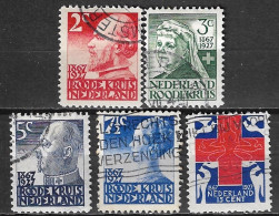 1927 Rode Kruis Zegels NVPH 203 / 207 - Used Stamps