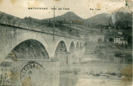 CPA -  RETOURNAC - VUE DU PONT - Retournac