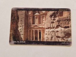 JORDAN-(JO-JPP-0012A)-Petra (Schlumberger)-(39)-(JD5)-(00313639)-(silver Chip)-used Card - Jordanien