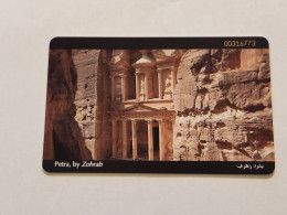 JORDAN-(JO-JPP-0012A)-Petra (Schlumberger)-(46)-(JD5)-(00316773)-(silver Chip)-used Card - Giordania