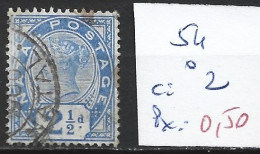 NATAL 54 Oblitéré Côte 2 € - Natal (1857-1909)