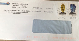 France. 2016. YT AA 1218-1224 Le Monde Minéral  Labradorite- Or Pierres Minéraux - Covers & Documents