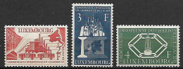 LUXEMBOURG   -   1956.  Série Complète Y&T N°513 à 515  **.   C.E.C.A.  /   Charbon  /  Acier .. - Ungebraucht