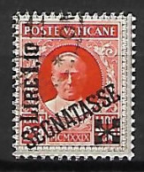 VATICAN..  Taxe..  1931.  Y&T N° 6 Oblitéré.   Pape  Pie VI . Cote 20 Euros - Postage Due