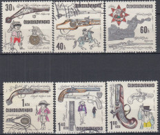 TSCHECHOSLOWAKEI  1854-1859, Gestempelt, Historische Handfeuerwaffen, 1969 - Used Stamps