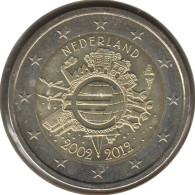 PB20012.1 - PAYS-BAS - 2 Euros Commémo. 10 Ans De L'euro - 2012 - Netherlands