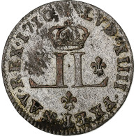 France, Louis XIV, XXX Deniers Aux 2 L Couronnés, 1710, Metz, Billon, TTB - 1643-1715 Luis XIV El Rey Sol