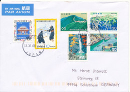 Japan Cover Sent Air Mail To Germany 13-11-2005 Topic Stamps - Brieven En Documenten