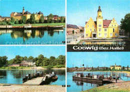 72849593 Coswig Sachsen Schloss Elbfaehre Rathaus Elbe Coswig - Coswig