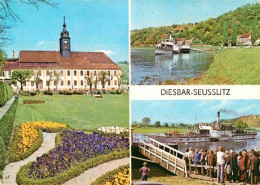 72849565 Diesbar-Seusslitz Kirche Park Faehrschiff Nuenchritz - Diesbar-Seusslitz