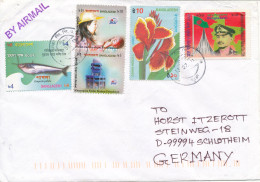 Bangladesh Cover Sent Air Mail To Germany 13-7-2011 Topic Stamps - Bangladesch