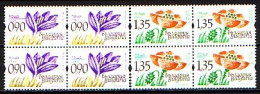 BULGARIA - 2023 - Field Flowers - 2v - Bl De 4 MNH - Ungebraucht