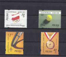 Olympics 1996 - Tennis - POLAND - Set MNH - Verano 1996: Atlanta