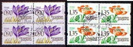 BULGARIA - 2023 - Field Flowers - 2v - Bl De 4 Used - Gebraucht