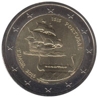 PO20015.3 - PORTUGAL - 2 Euros Commémo. 500ans 1er Contacts Avec Le Timor - 2015 - Portogallo