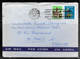 1C232 - AFRIQUE DU SUD - LETTRE DE DURBAN DU 12/02/1969 POUR LA FRANCE - Lettres & Documents