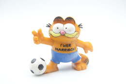 Vintage FIGURE : Garfield Soccer United Feature Syndicate Bully - 1981's - RaRe  - Figuur - Sonstige & Ohne Zuordnung