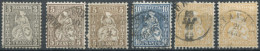 Suisse Lot Helvetia Assise - Neuf* Et Oblitérés - (F1520) - Unused Stamps