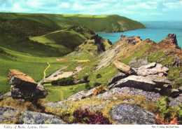 DEVON, LYNTON, VALLEY OF ROCKS, ENGLAND, UNITED KINGDOM, POSTCARD - Lynmouth & Lynton