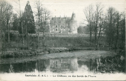 CPA -  COURTALAIN - LE CHATEAU VU DES BORDS DE L'YERRE (ETAT PARFAIT) - Courtalain