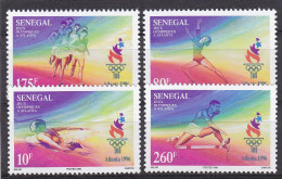 Olympics 1996 - Swimming - SENEGAL - Set MNH - Verano 1996: Atlanta