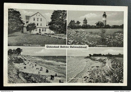 AK Fotographie Ostseebad DAHME Dahmeshöved Mehrbildkarte Sonderstempel 1957 - Dahme