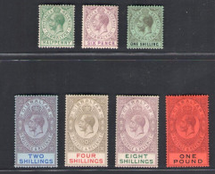 1912-24 Gibilterra, Stanley Gibbons N. 76/85 - Giorgio V - MNH** - Other & Unclassified