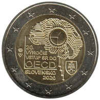 SQ20020.1 - SLOVAQUIE - 2 Euros Commémo. 20è Anniv Adhésion à L'OCDE - 2020 - Eslovaquia