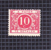 1895 Nr TX5* Met Scharnier:plooi.Cijfer Op Gekleurde Achtergrond. - Stamps
