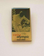 Athens 2004 Olympic Games - Switzerland Dated NOC Pin, Fencing - Jeux Olympiques