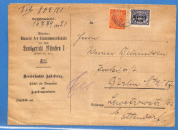 Allemagne Reich 1921 - Lettre De Munchen - G29366 - Covers & Documents