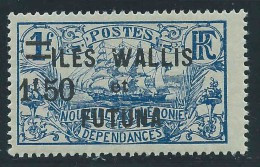 Wallis Et Futuna   - 1924 - N Calédonie  Surch  - N° 36  - Neuf * - MLH - Ongebruikt