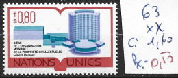 NATIONS UNIES OFFICE DE GENEVE 63 ** Côte 1.60 € - Nuevos