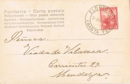 54144. Postal ELORTONDO (Santa Fe) Argentina 1905. Imagen Romantica. Fechador LUJO - Briefe U. Dokumente