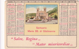 Calendarietto - Santuario Maria Ss. Di Gibilmanna - Palermo - Anno 1966 - Petit Format : 1961-70