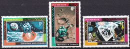 TRINIDAD & TOBAGO IL PRIMO ALLUNAGGIO APOLLO 11 ANNO 1969 SERIE COMPLETA NUOVA COME DA FOTO - Trinidad & Tobago (1962-...)