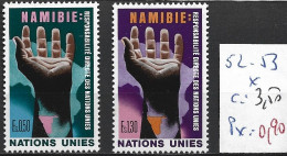 NATIONS UNIES OFFICE DE GENEVE 52-53 * Côte 3.50 € - Unused Stamps