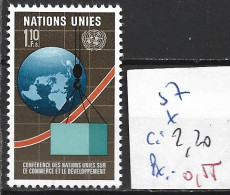 NATIONS UNIES OFFICE DE GENEVE 56 * Côte 2.20 € - Ungebraucht