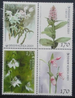 South Korea 2001, Flowers, MNH Unusual S/S - Corée Du Sud